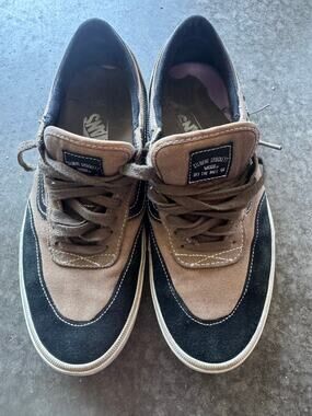 Vans Gilbert Crockett Pro Skate Shoes Men's Size 10 Brown Black Wafflecup